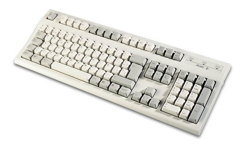 Teclado Usado Economico Ps2 Blanco Garantia Congreso