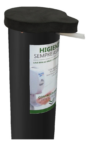 Imagem 3 de 6 de Totem Dispenser Discreto Álcool Gel Recarregavel 1 Litro