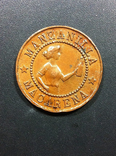 Antigua Ficha Token De España