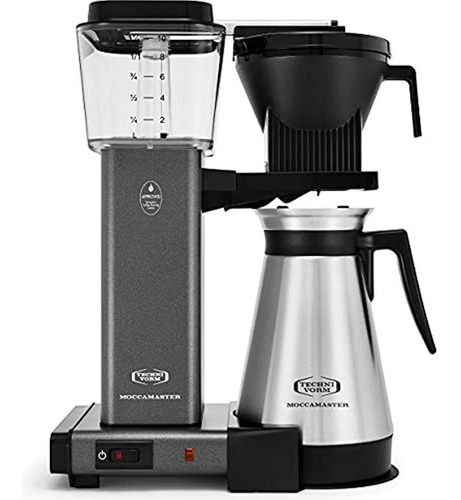 Cafetera Technivorm Moccamaster Kbgt, 40 Onzas, Gris Piedra Color Stone gray