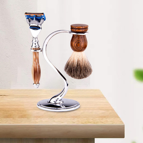Soporte Para Maquinilla De Afeitar Y Brochas De Afeitar Para