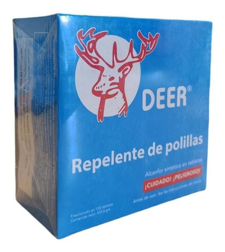 Alcanfor Sintetico (128 Tabletas) - Deer      