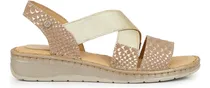 Comprar Sandalia Mujer Cuero Elastico Confort Briganti Cavatini Dama