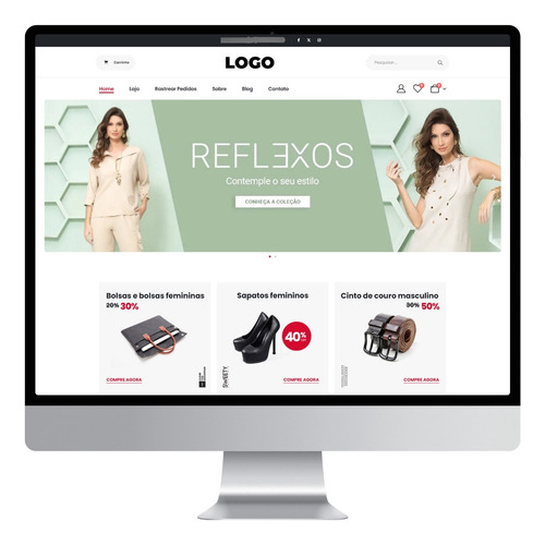 Modelo De E-commerce Prático: Elementor + woocommerce