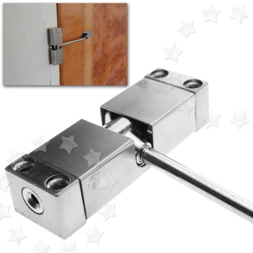 para hardware de puerta autom/ático ultra suave totalmente ajustable color plateado Gu/ía de puerta con marco autom/ático ajustable rodillo de gu/ía de suelo