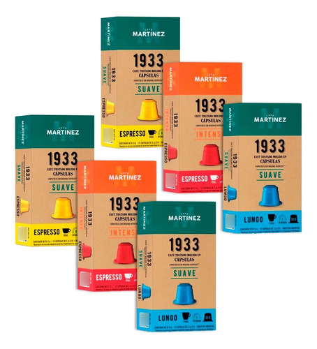 Combo 60 Cápsulas 1933 Compatibles Con Máquinas Nespresso