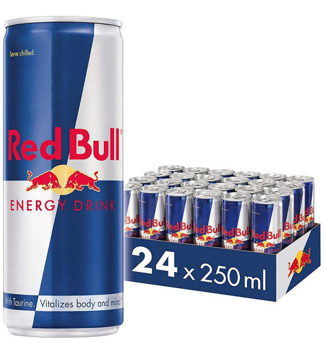 Red Bull Energy Drink Tradicional Combo 24 Latas