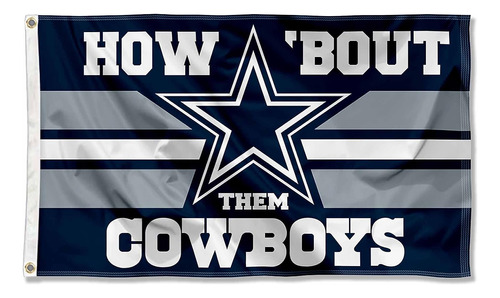 Banderín  How Bout Them Cowboys  De Dallas Cowboys Uso...