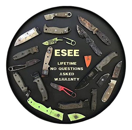 Esee -3p Rompecristales Pommel Cuchillas & Micarta Asas Con