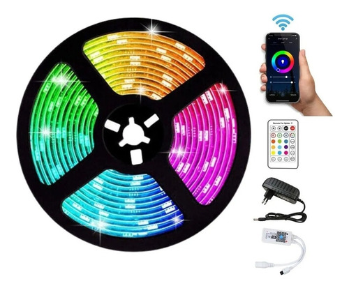 Luces Smart Wifi Cinta Led Tik Tok 16m Colores 5 Metros 24w