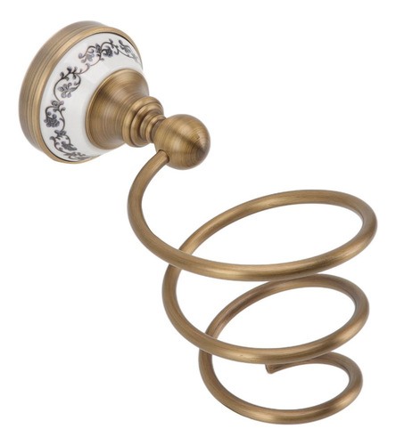 Suporte De Secador De Cabelo, Latão, Antigo, Retrô, Pendurad