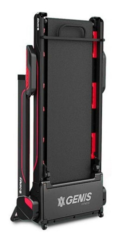 Esteira elétrica Genis GT1000 127V cor preto e vermelho
