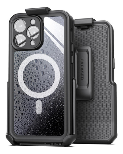 Encased Titan Diseñado Para iPhone 15 Pro Funda Impermeable