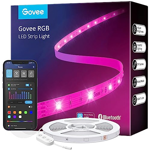 Tira De Luces Led Govee De 100 Pies, Luces Led Rgb Bluetooth