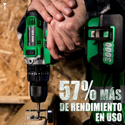 Imagen 6 de 9 de Taladro Rotomartillo Anirona 1/2 Con 2*3.0ah Batería Litio
