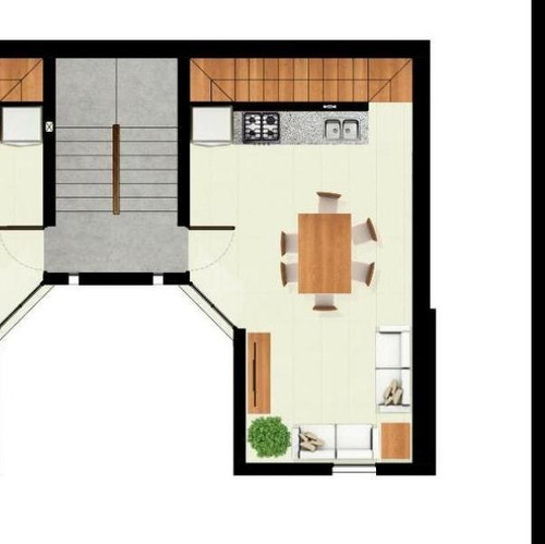 Imagen 3 de 11 de Duplex De 1 Dorm. Con Terraza Balcón Exclusiva Con Parrilero Y Solarium