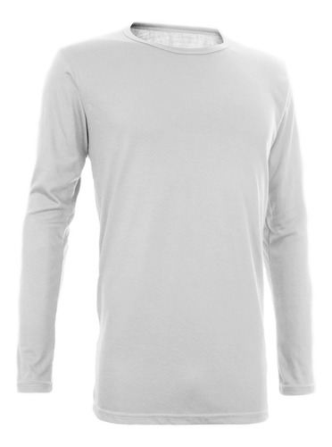 Imagen 4 de 9 de Remera Hombre Manga Larga Modal Lisa Basica Pack X 4 Surtido