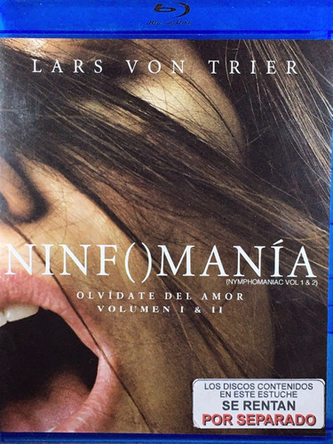 Ninfomania Vol. 1 Y 2 / Blu Ray / Charlotte Gainsbourg /2014