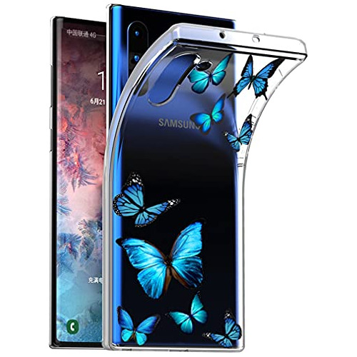 Funda Para Samsung Galaxy Note 10 5g Azul Tpu