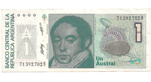 Billete 1 Austral Bottero 2805 8 Dolares Catalogo Oferta