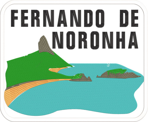 Bordado Fernando De Noronha (viagem, Moto, Turismo)