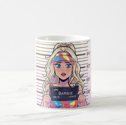 Caneca Porcelana Personalizada Barbie 3