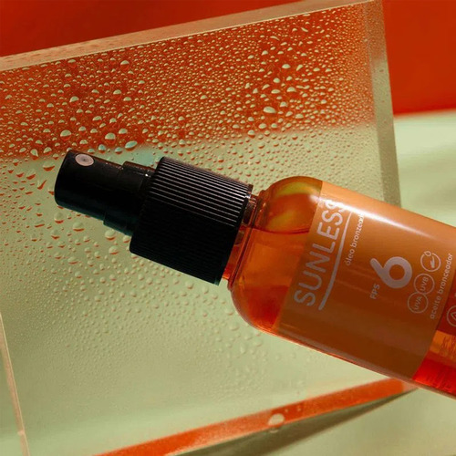 Óleo Bronzeador Spay Cenoura Sunless Fps6 120ml