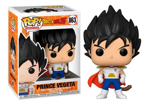 Imagen 1 de 1 de Funko Pop Principe Vegeta 863 Dragon Ball Z - Original