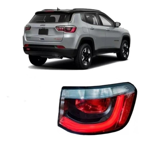 Faro Trasero Ext Para Jeep Compass 2017 2018 2019 Led Der