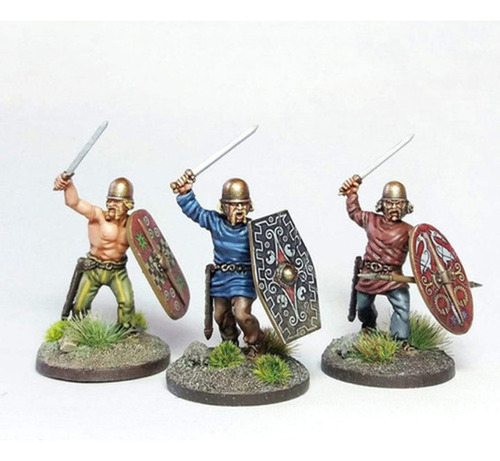 Gallic Warriors Cartela 6  Miniatura Victrix Dark Ages 