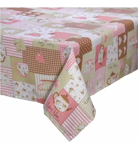 Kit 3 Toalha De Mesa 6 Cadeiras Retangular Estampas Variadas