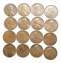 Comprar Estados Unidos - Lote 16 Monedas De One Cent - Década Del 70