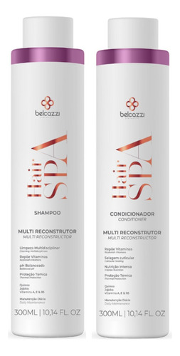 Belcazzi Hair Spa Multi Reconstrutor Shampoo E Condicionador