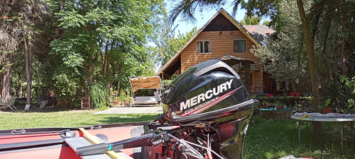 Bote Infl. Piso Aluminio Motor Mercury 4 Tiempos 10 Hrs Uso