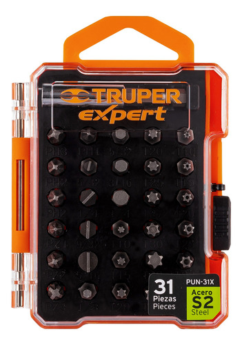 Juego Puntas Mixtas, Largo 1'' 31 Pz Truper 11887