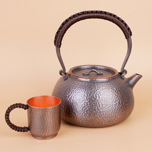 Qw Taza De Cobre Turca Con Asa, Taza De Té De 100 Ml Para