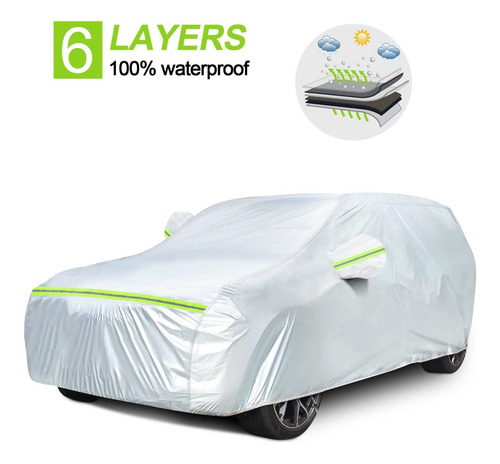 Estuche Vehiculo Impermeable Para Todo Tipo Clima 6 Capa