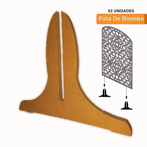 Patas De Apoyo Para Paneles Decorativos Biombos 