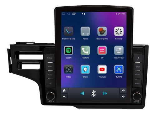 Multimidia Tesla Fit Wrv 15/21 Android 14 64gb Carplay 9.7p