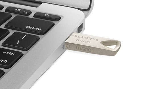 Memoria USB Adata UV210 64GB 2.0 plateado
