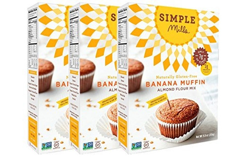 Mills Simple Plátano Muffin Mix, Box 9 Onza, 3 Conde