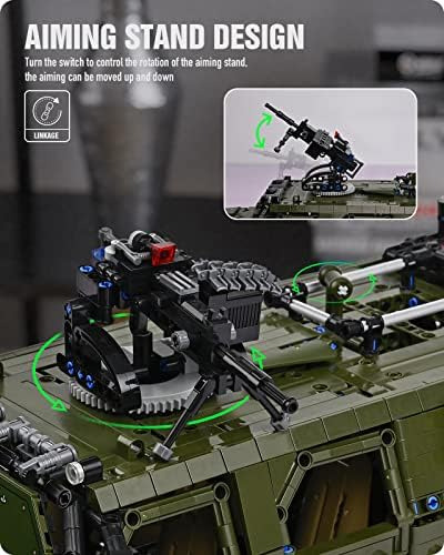Nifeliz Warrior Kit De Construcción De Coche Militar, Modelo