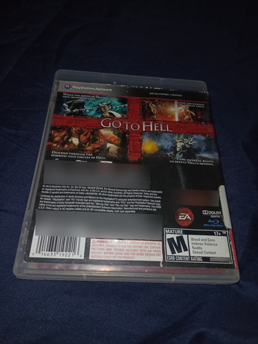 Playstation 3 Ps3 Juego Dante's Inferno Divine Edition Origi (Usado)