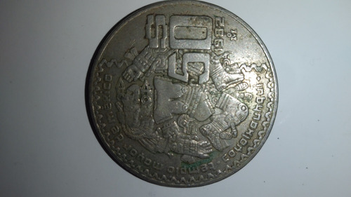Moneda La Diosa Azteca De La Luna. De 50 Pesos De 1982