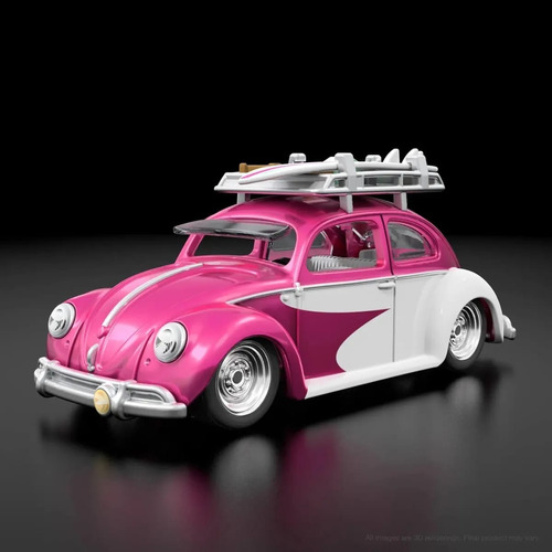 Hot Wheels Rlc Kawa-bug-a Rosa