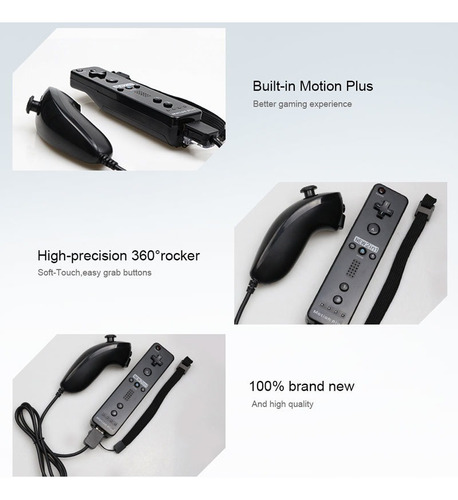 Mando A Distancia Inalámbrico Integrado Motion Plus Para Wii