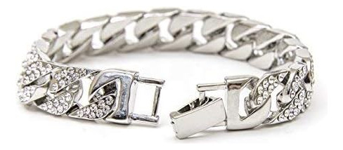 Charles Raymond Bling-ed Out Pulsera De Reloj De Lujo Redond