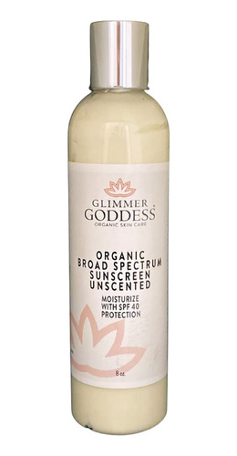 Glimmer Goddess Protector Solar Orgnico Sin Aroma  Proteccin