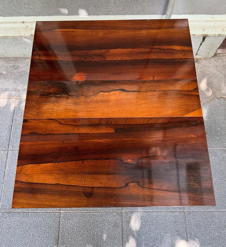 Mesa Antigua Con Alas De Madera Jacarandá (Usado)