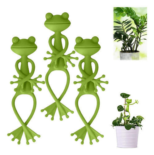Soportes Plantas Con Forma Rana De Verde,decoración De Jardí